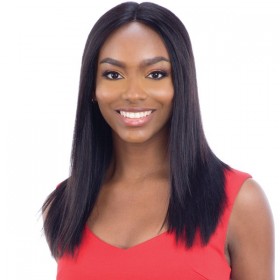 Saga 100% Human Hair Lace Front Wig SLEEK REMY YAKY